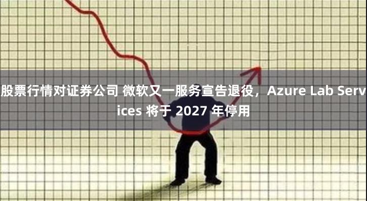 股票行情对证券公司 微软又一服务宣告退役，Azure Lab Services 将于 2027 年停用