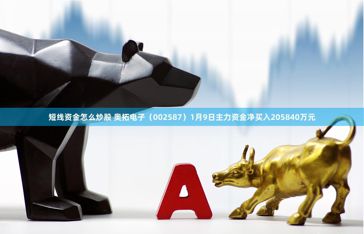 短线资金怎么炒股 奥拓电子（002587）1月9日主力资金净买入205840万元