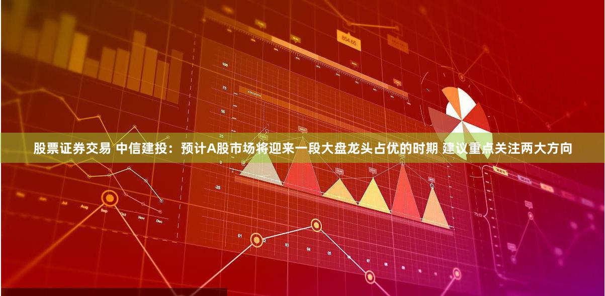 股票证券交易 中信建投：预计A股市场将迎来一段大盘龙头占优的时期 建议重点关注两大方向