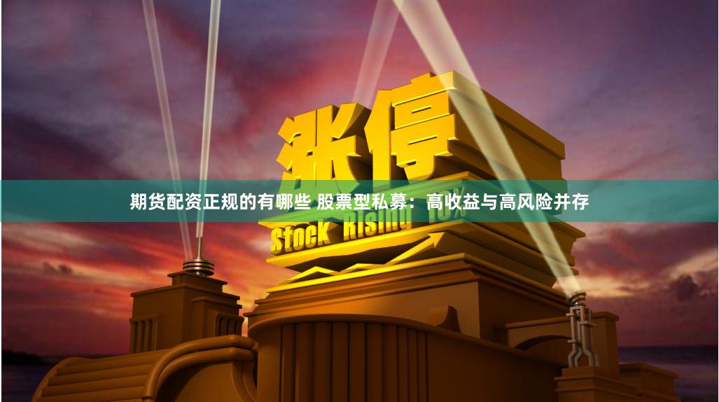 期货配资正规的有哪些 股票型私募：高收益与高风险并存